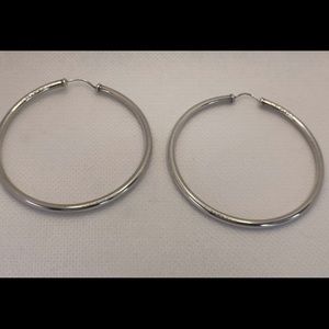 Large hoop earring